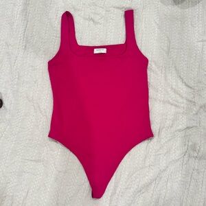 Hot Pink Ariztia / Babaton Bodysuit